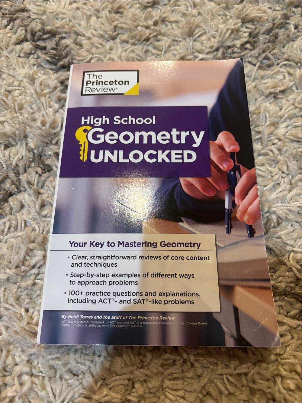 High School Geometry Unlocked - Purple Cover
